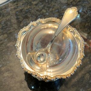 Silverplated saltcellar